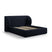 Micadoni Bedframe Miley met Opbergruimte - 160 x 200 cm - Fluweel - Donkerblauw