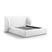 Micadoni Bedframe Miley met Opbergruimte - 180 x 200 cm - Fluweel - Crème