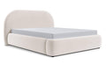 NADUVI Collection Philipa Bedframe - 140 x 200 cm - Fluweel - Crème