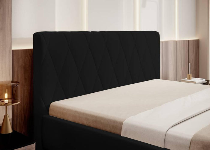 NADUVI Collection Ticaro Bedframe - 140 x 200 cm - Zwart