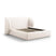 Micadoni Bedframe Miley met Opbergruimte - 160 x 200 cm - Fluweel - Crème