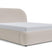 NADUVI Collection Philipa Bedframe - 140 x 200 cm - Bouclé - Beige