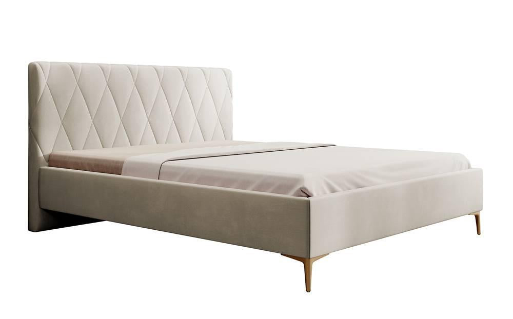 NADUVI Collection Ticaro Bedframe - 160 x 200 cm - Beige