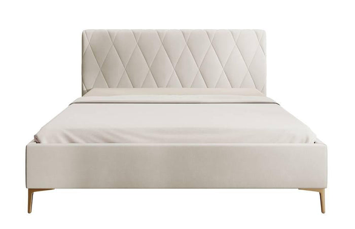 NADUVI Collection Ticaro Bedframe - 160 x 200 cm - Beige