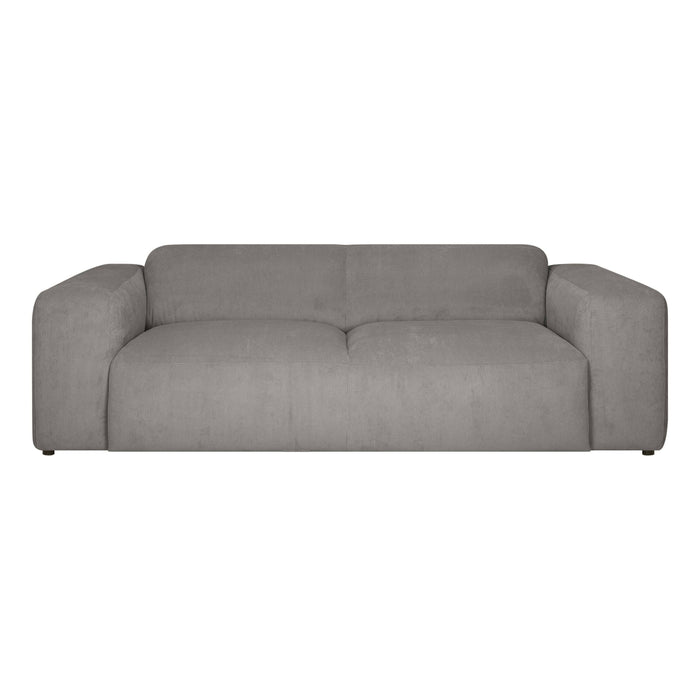 by fonQ Wonder 3-zitsbank - Rib - Grijs