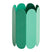 HAY Arcs Vaas - Small - Jade Green
