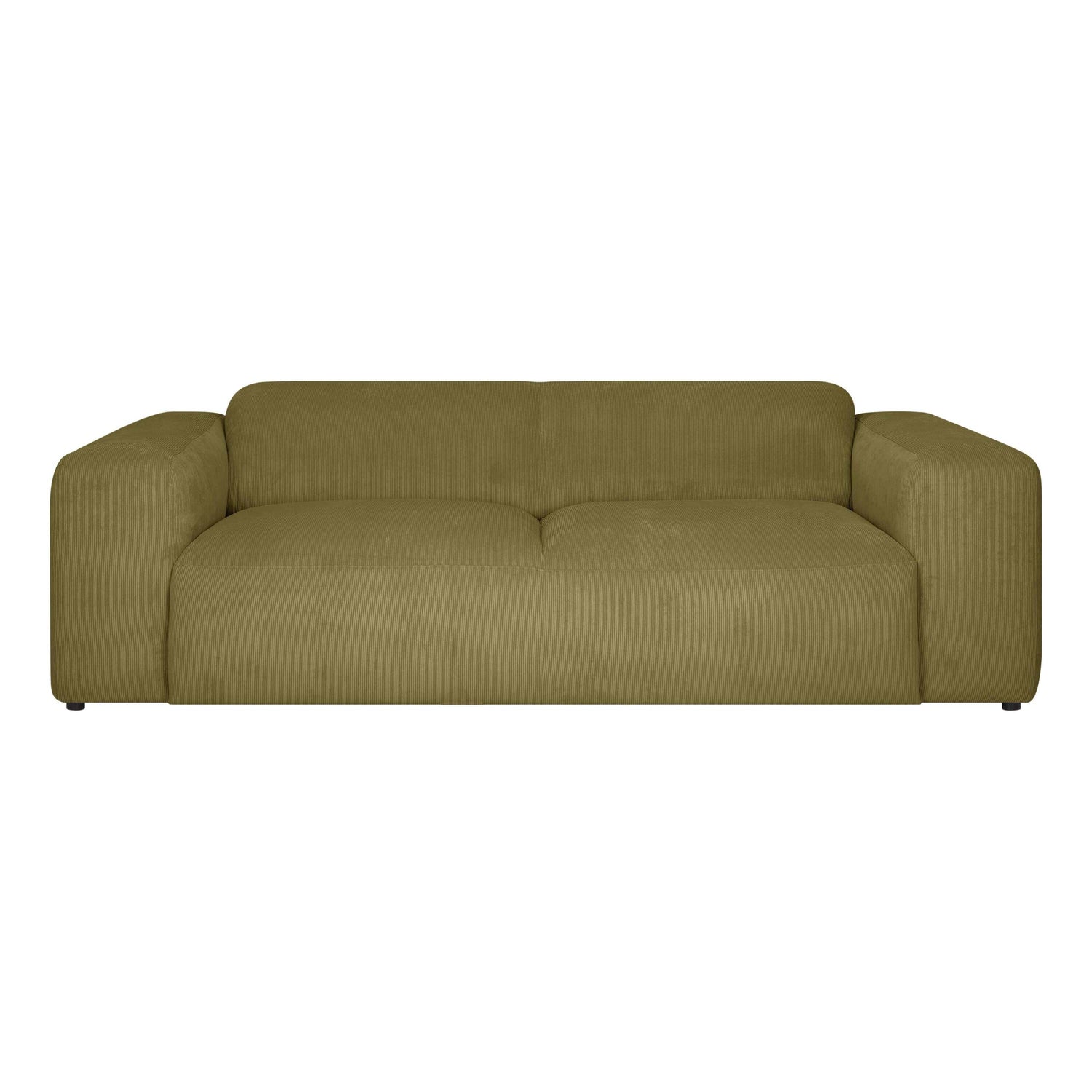 by fonQ Wonder 3-zitsbank - Rib - Mosgroen