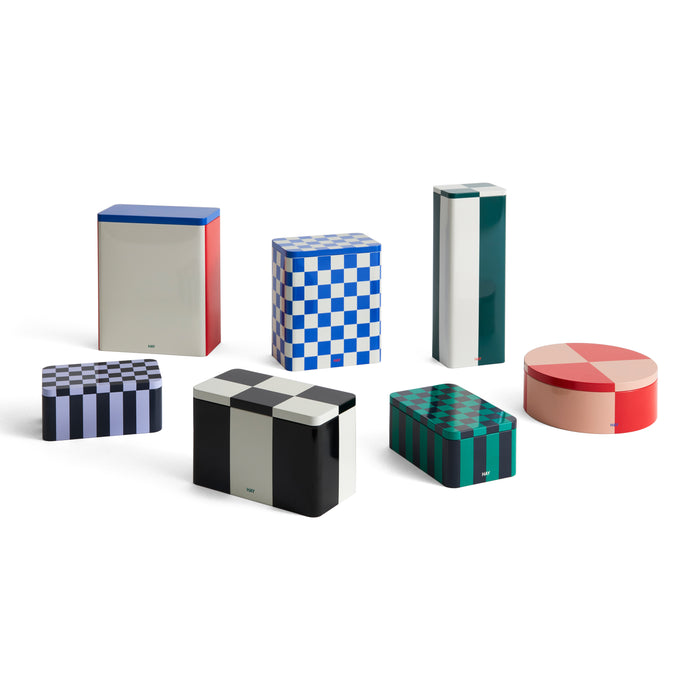 HAY Tin Voorraadblik Medium - Black / Off-White