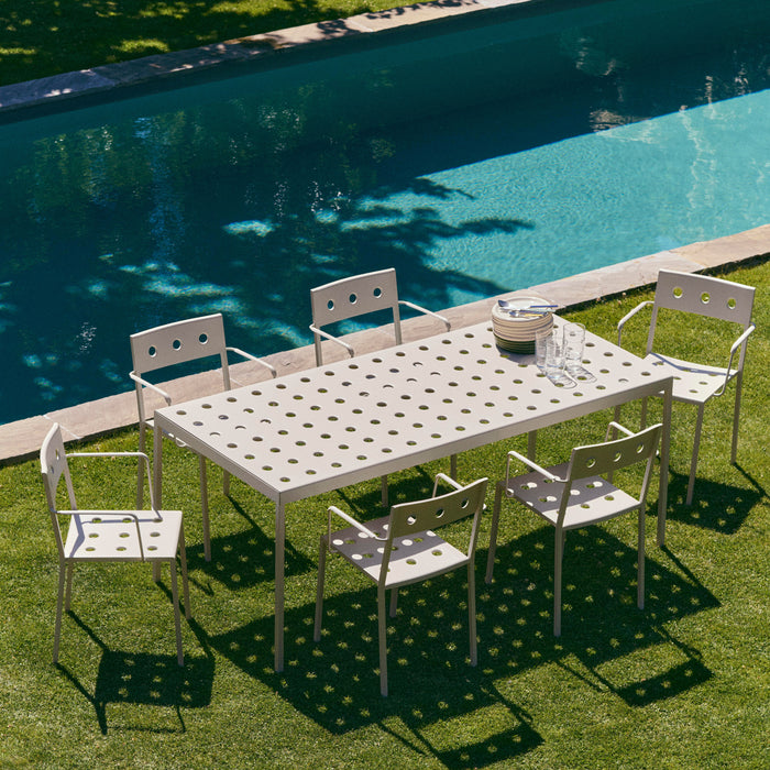 HAY Balcony Armstoel - Chalk beige