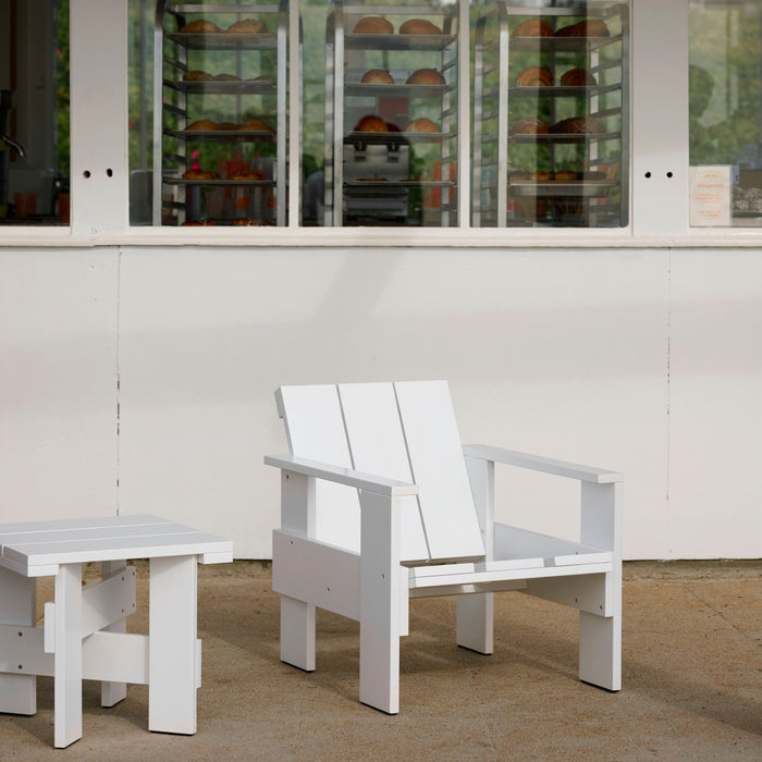 HAY Crate Bijzettafel H 40 cm - Wit