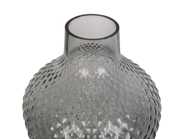 present time - Vase Delight glass dark grey