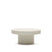 Kave Home - Aiguablava ronde salontafel in wit cement, Ø 90 cm