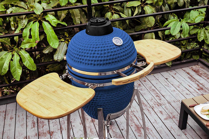 Buccan BBQ - Kamado barbecue - Large 16" - Blauw