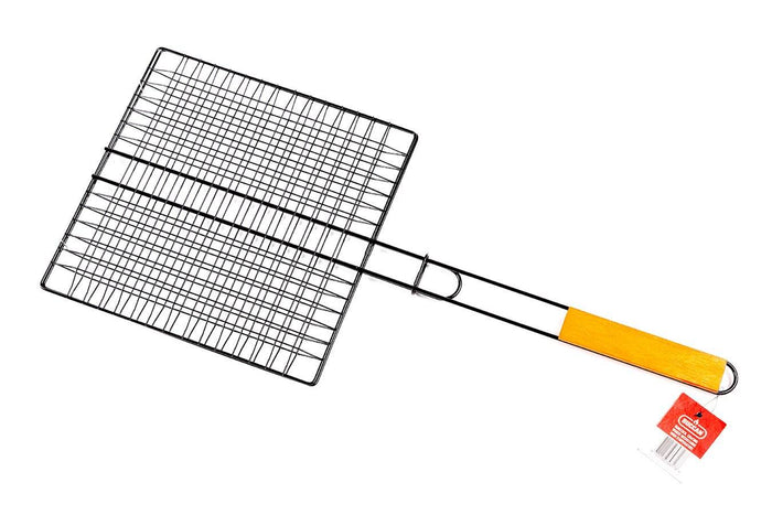 Buccan BBQ - Handbare Grillrooster voor vlees en vis