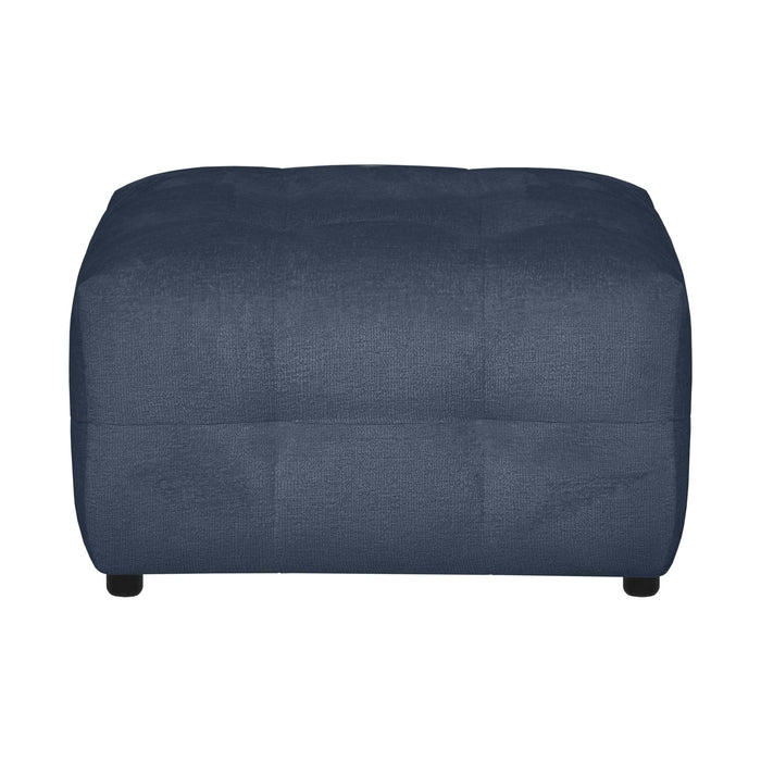 by fonQ Mush Hocker - Chenille - Blauw