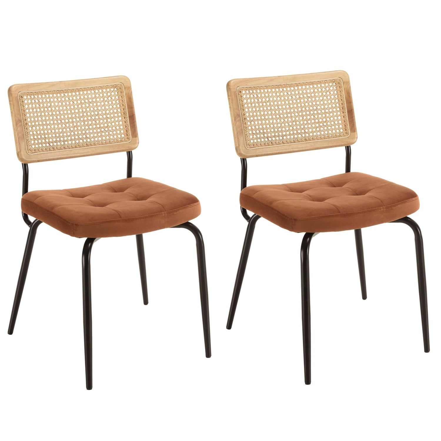Macabane Set van 2 eetkamerstoelen Agathe
