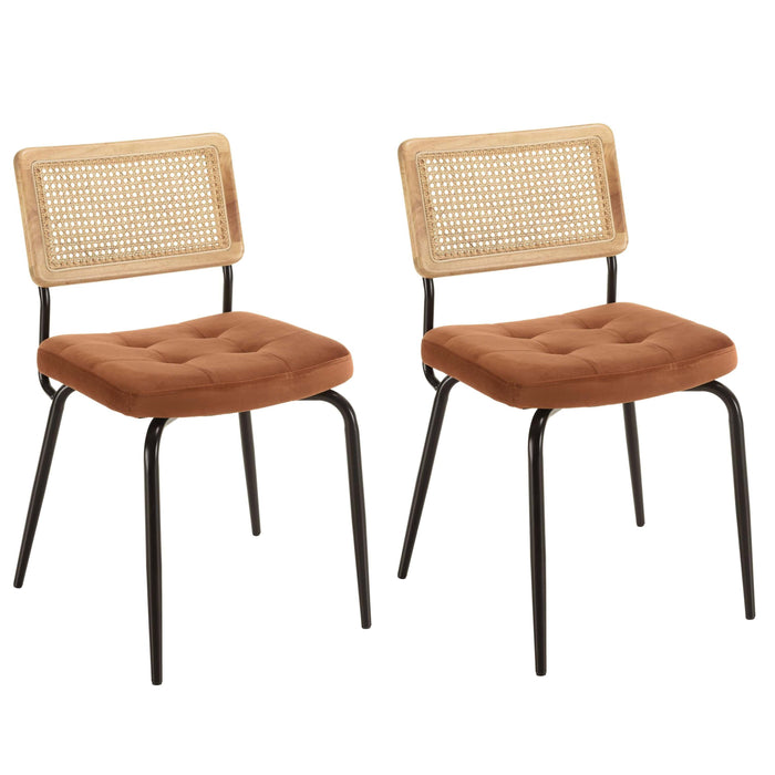 Macabane Set van 2 eetkamerstoelen Agathe