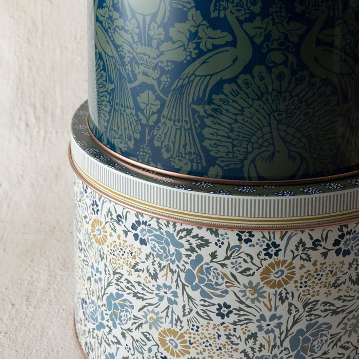 Laura Ashley Set 2 Blikken Daniela en Peacock Geel