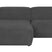 by fonQ Wonder 3-zits Hoekbank met Chaise Longue Links - Rib - Antraciet
