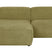 by fonQ Wonder 3-zits Hoekbank met Chaise Longue Links - Rib - Mosgroen
