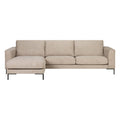 by fonQ Cirro Hoekbank met Chaise Longue Links - Beige