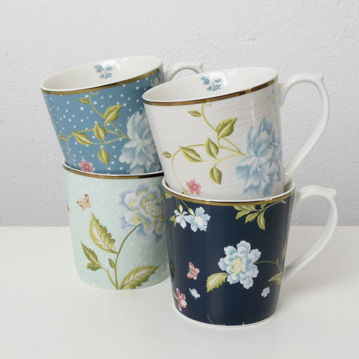 Laura Ashley Giftset 4 Bekers Assorti 32 cl.