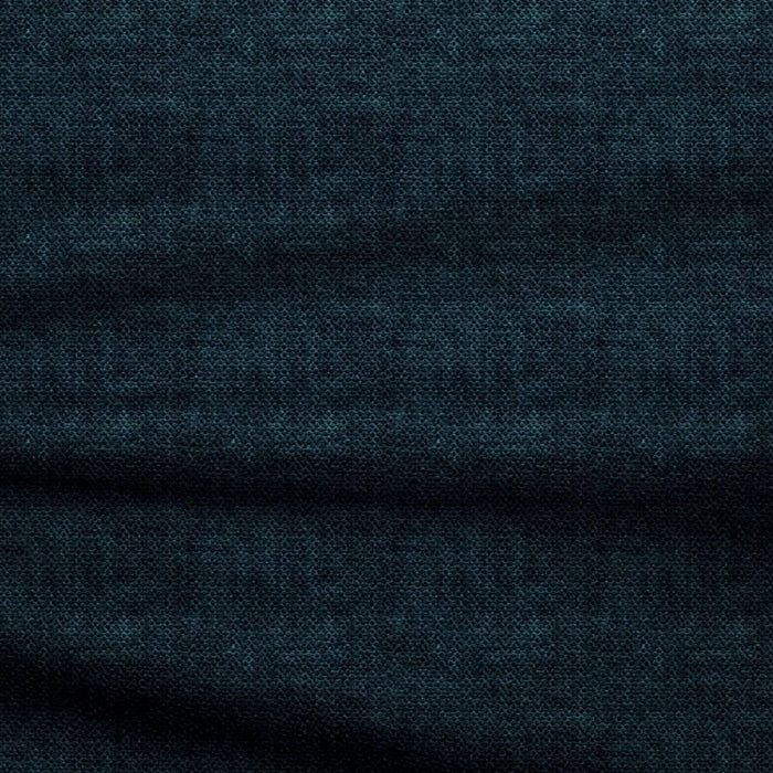 Pauwblauw fluwelen 5-zits rechthoekige slaapbank met commode