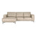 by fonQ Brisk Hoekbank met Chaise Longue Links - Buffelleer - Cognac