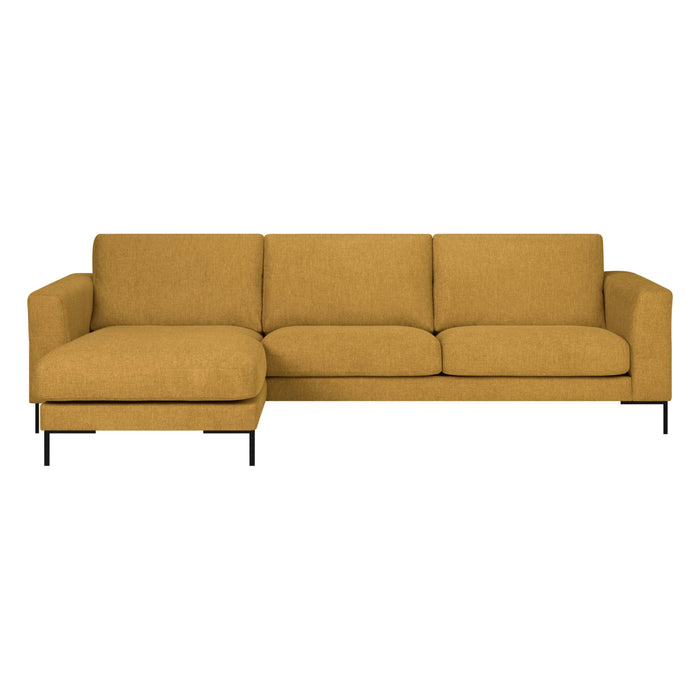 by fonQ Cirro Hoekbank met Chaise Longue Links - Mosterd