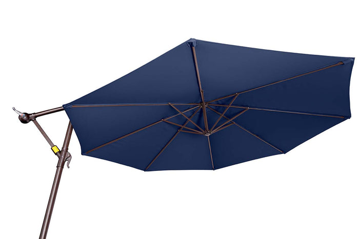 Feel Furniture - Toscano - Banana parasol - Marine Blauw