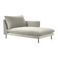 Cosmopolitan Design Vienna Chaise Longue Rechts - Velvet - Beige