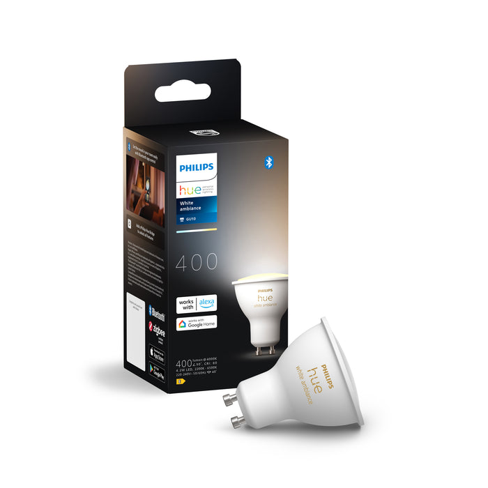 Philips Hue Starterpakket White Ambiance GU10 6 Lampen