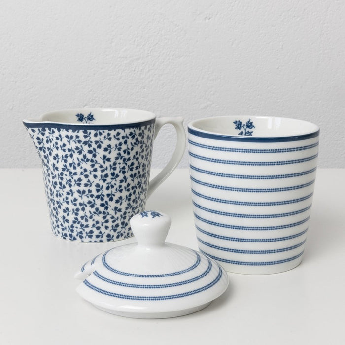 Laura Ashley Giftset Melkkan en Suikerpot