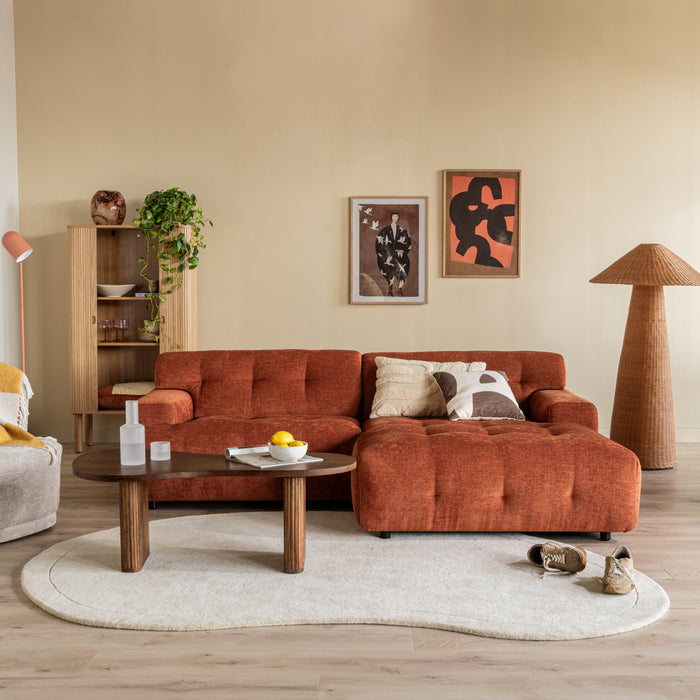 by fonQ Ruby Hoekbank met Chaise Longue Rechts - Terra