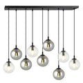 NADUVI Collection Glazen hanglamp eetkamer Cosmo 9-lichts