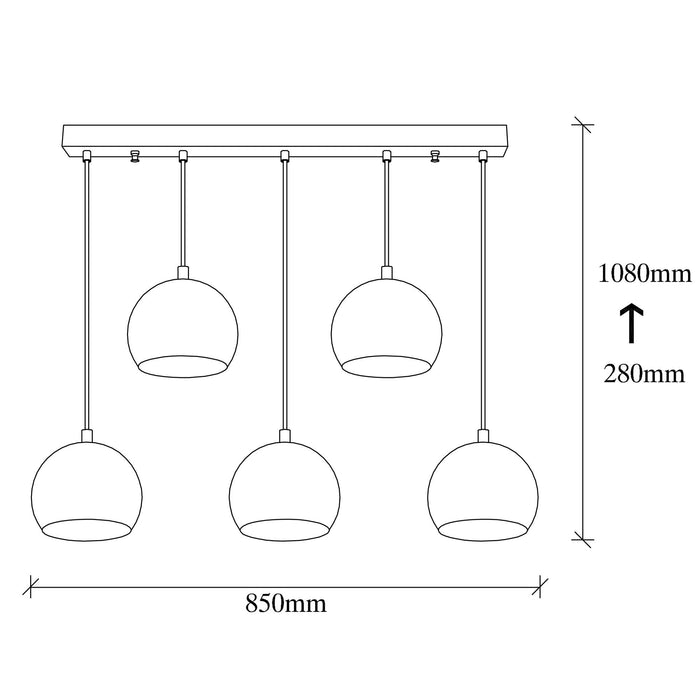 Opviq Hanglamp Dantae