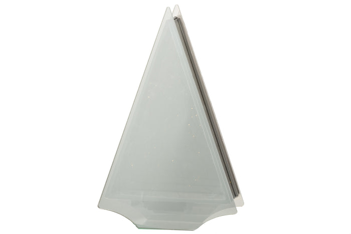 J-Line Kerstdecoratie - glas - goud LED lichtjes