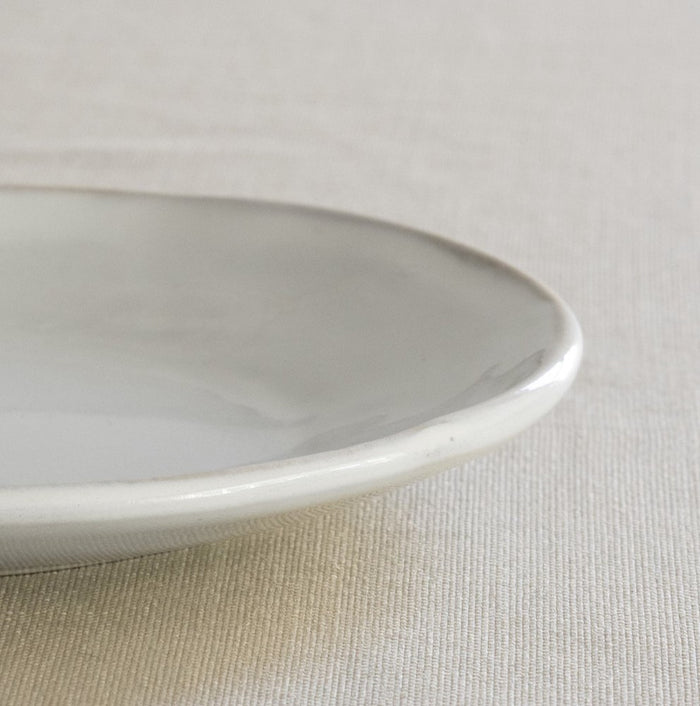 Organic by Dutch Rose Amsterdam gebaksbord 17 cm - wit