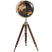 Kare Decofiguur Globe Earth Black