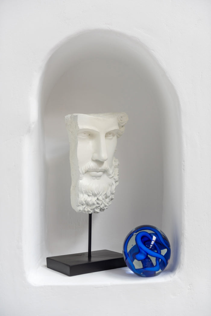 J-Line presse-papier Slinger - glas - blauw - small