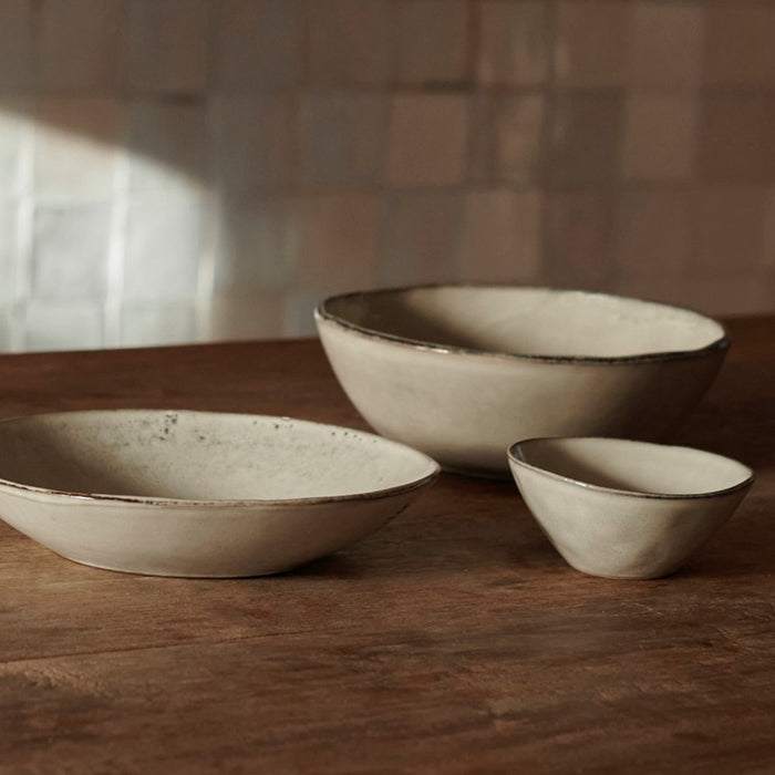 Dutch Rose Giftset 4 Borden Diep 23,5 cm Creme