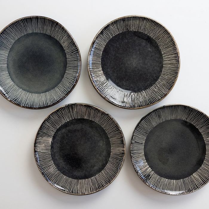 Dutch Rose Giftset 4 Borden 21,5 cm Groen