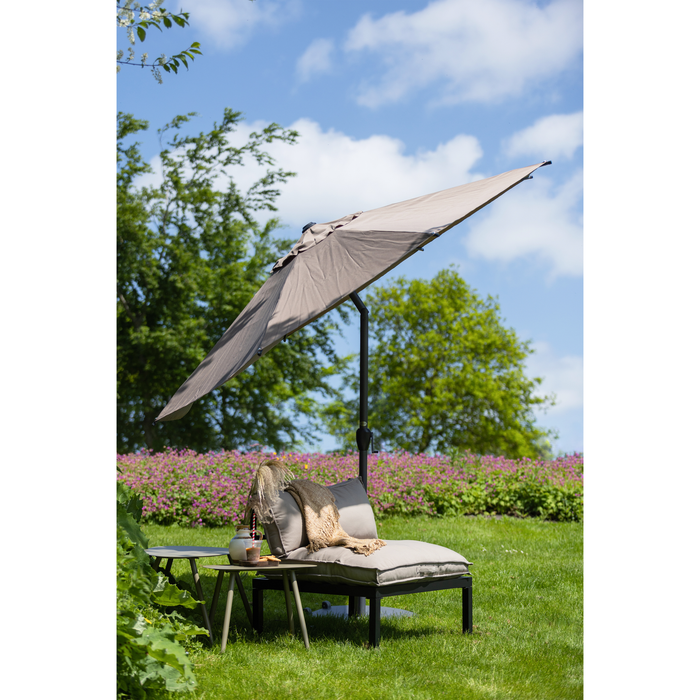 WOOOD Aivy Bijzettafel Binen|Buiten - Metaal - Jungle - 45x58x43