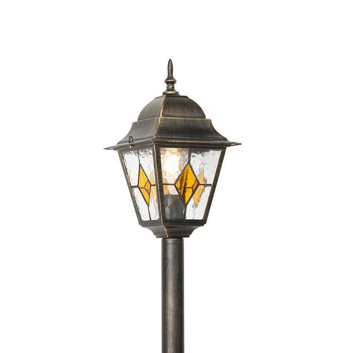 QAZQA Vintage buiten lantaarn antiek goud 120 cm - Antigua