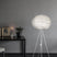 Umage Eos X-large vloerlamp white - met tripod wit - Ø 75 cm
