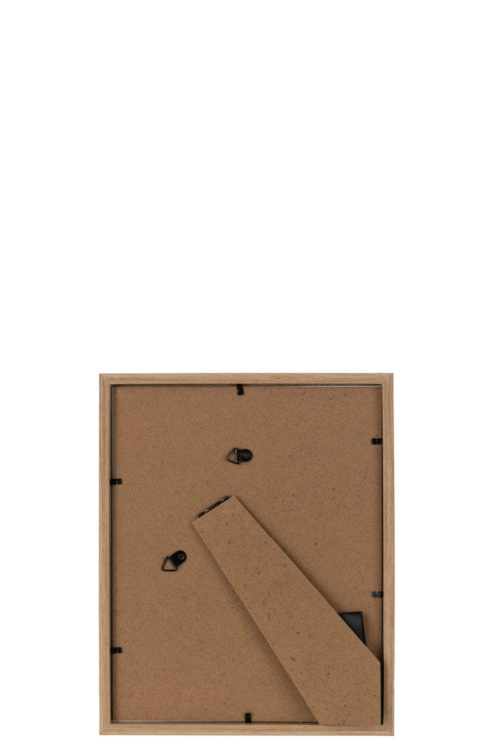 J-Line fotolijst Basic - hout - naturel - medium - 2 stuks