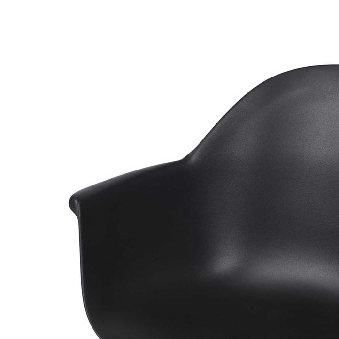 Lisomme Dorian kunststof tuinstoel zwart