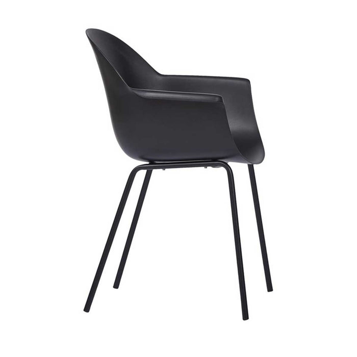 Lisomme Dorian kunststof tuinstoel zwart