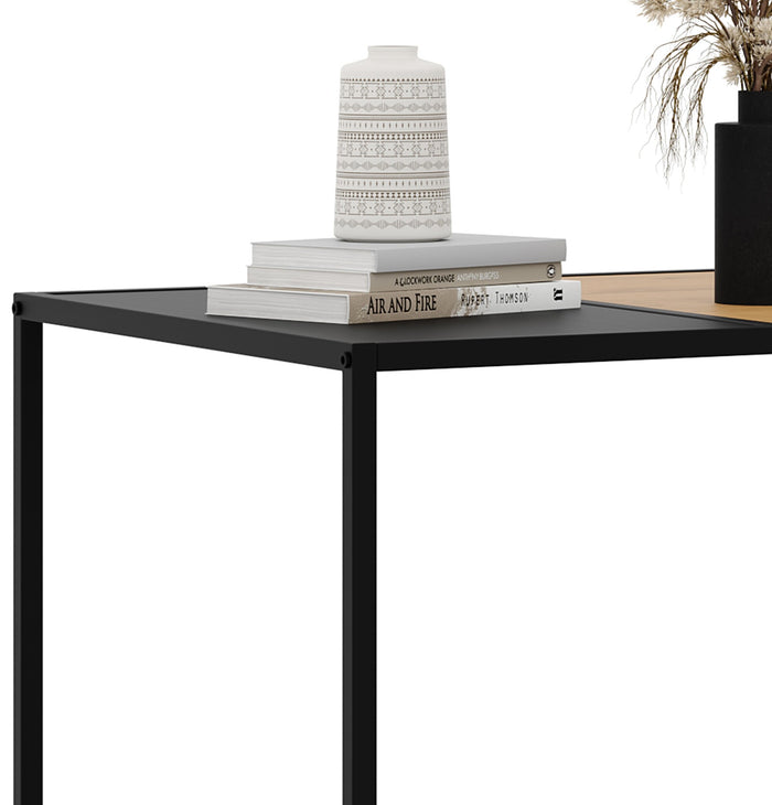 Giga Living - Salontafel Naturel & Zwart - 57x100x45cm