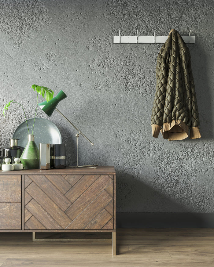 Gorillz Mystiek Five - Wandkapstok - 10 kapstok haken - Wit